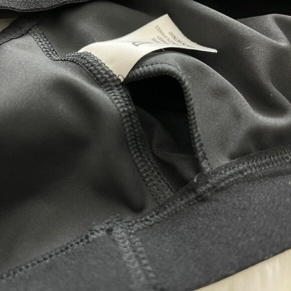 Duluth Trading Co Sports Bra Women L Black Unlined Mesh Adjustable Medium Impact - Picture 3 of 6